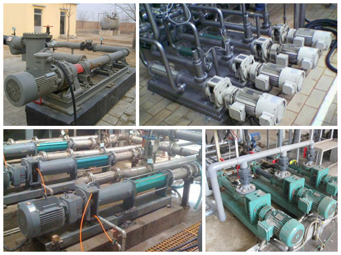 單(dān)螺杆泵使用現場(chang)