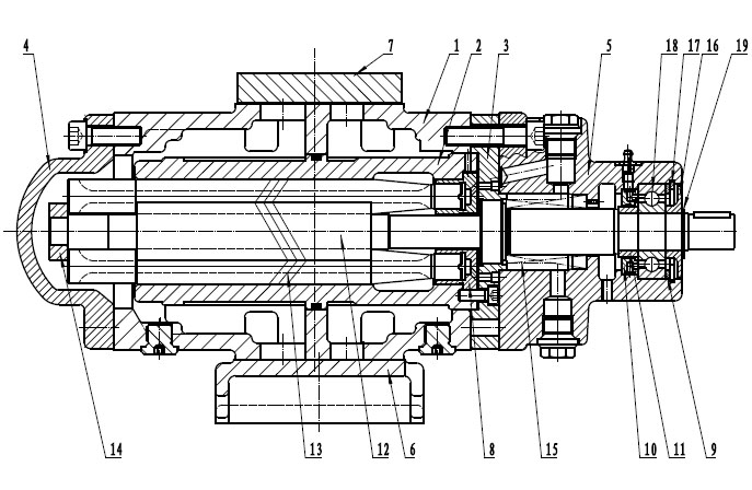 三螺杆(gan)泵結構圖(tu)